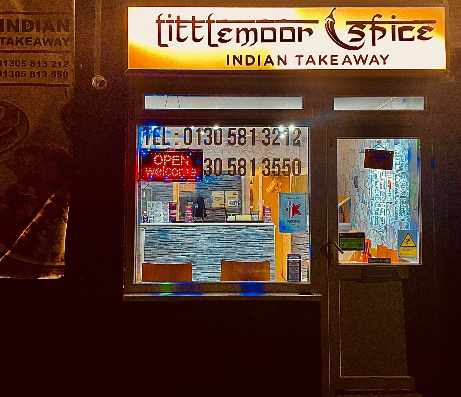 Littlemoor Spice Weymouth Shopfront